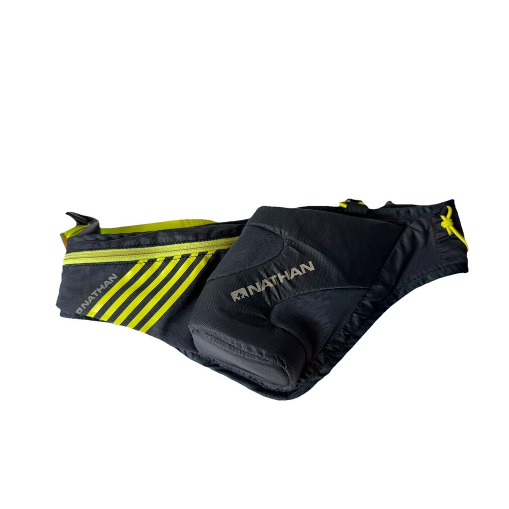 Nathan Peak Hydration Waist Pack Black Yellow Hiking Walking Outdoors No Bottle